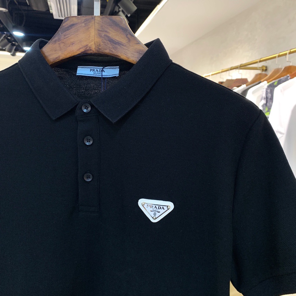 Áo thun polo tay ngắn PRAD1 2021 thời trang mùa hè cho nam