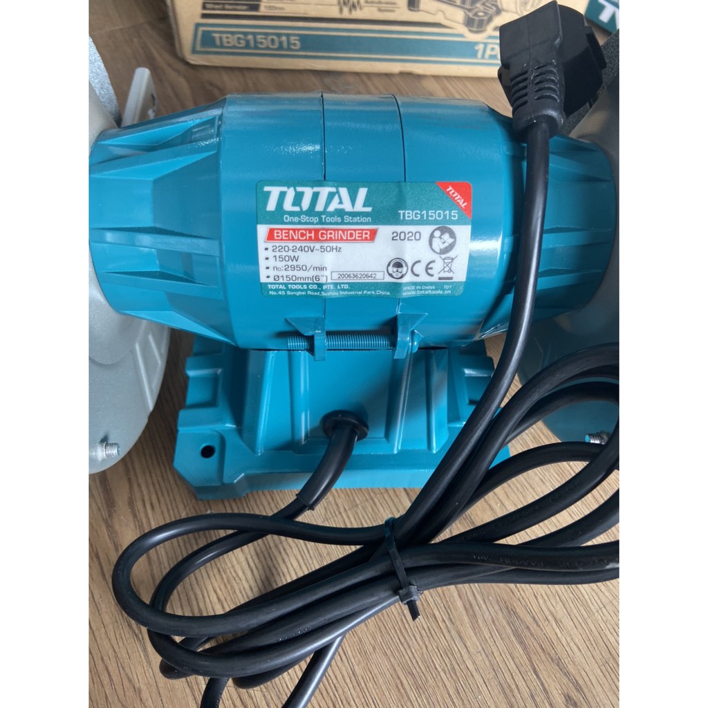 MÁY MÀI 2 ĐẦU TOTAL 150W TBG15015