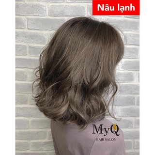 Một bộ thuốc nhuộm tóc màu Nâu lạnh sáng (tặng kèm gang tay, oxy) Nâu lạnh sáng <RẺ VÔ ĐỊCH>