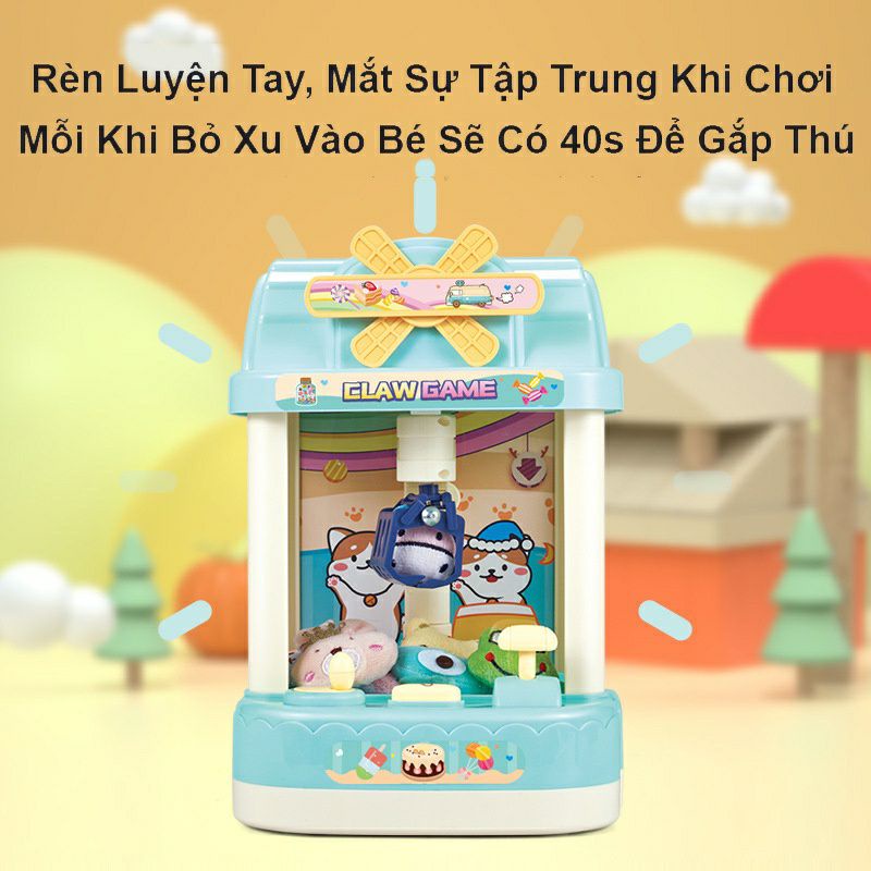 Đồ chơi máy gắp thú mini cho bé