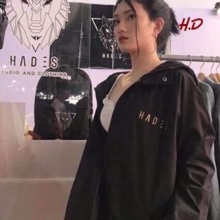 Áo khoác kaki lưng đầu sói