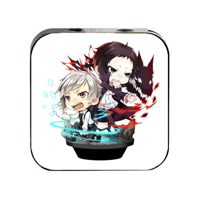 Máy nghe nhạc mp3 Bungou Stray Dogs cầm tay mini tặng tai nghe dây cắm có mic &amp; dây sạc game anime chibi