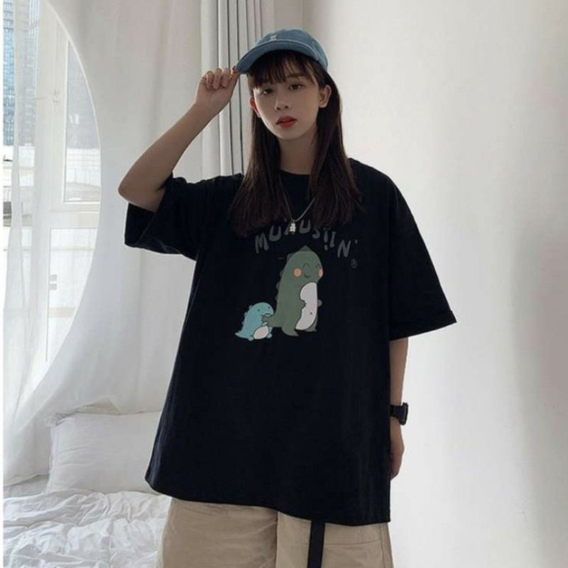 Áo thun tay lỡ Unisex MUAUSTIN khủng lông