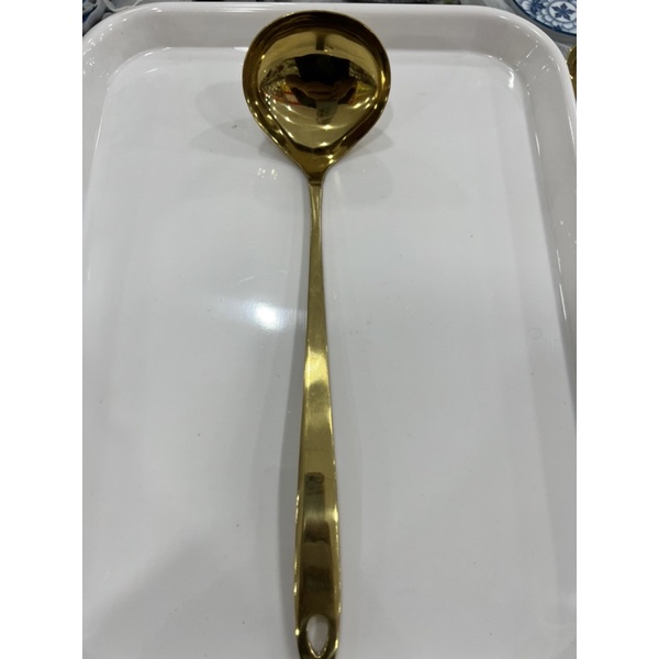 Vá múc canh inox 304 titan vàng 18/10 sang trọng đẳng cấp tiện dụng an toàn