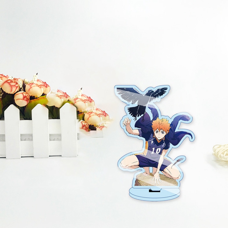 Mô Hình Nhân Vật Anime Haikyuu Bằng Acrylic 13cm Có Giá Đỡ