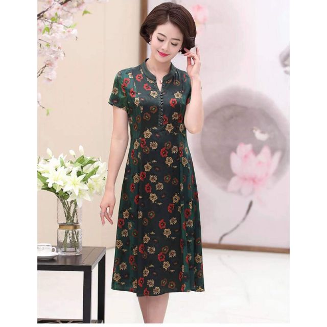 Đầm dự tiệc trung niên  siêu sang