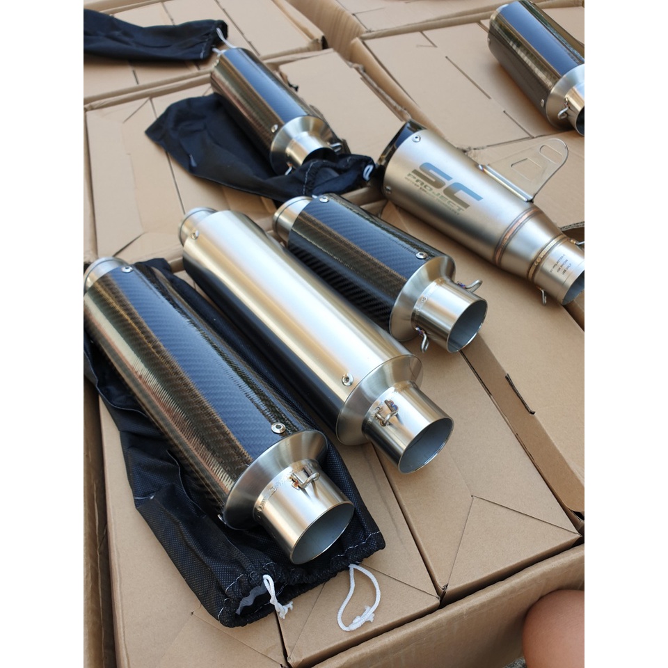 Lon LeoVince carbon dài.pô leovince gắn nhiều dòng xe