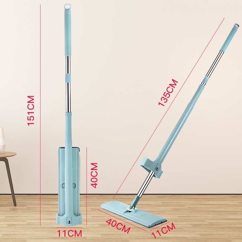 Chổi Lau Sàn Nhà Thiết Kế Gọn Nhẹ Hiện Đại Dễ Dàng Sử Dụng Vắt Tự Động Thông Minh