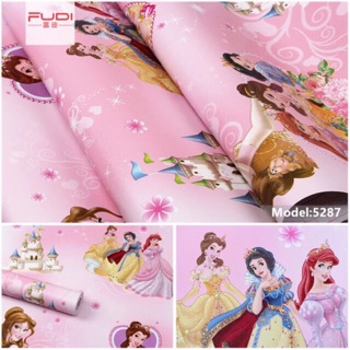 Giấy dán tường hình công chúa 10mx45cm