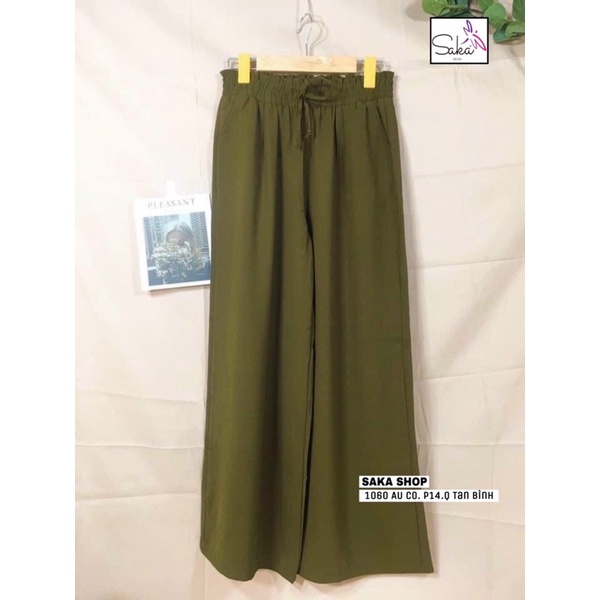 Quần suông lưng thun vải đẹp