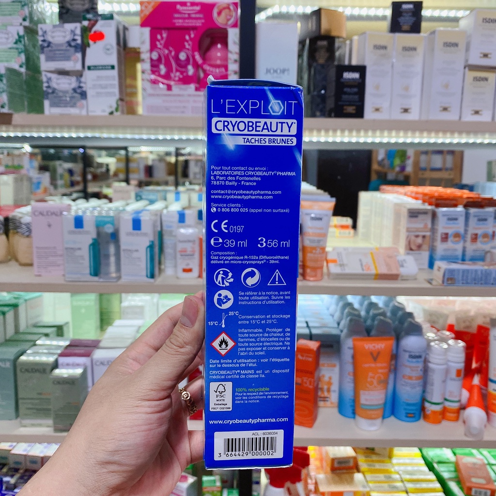 Máy xoá bỏ đốm nâu cho tay CRYOTHERAPY