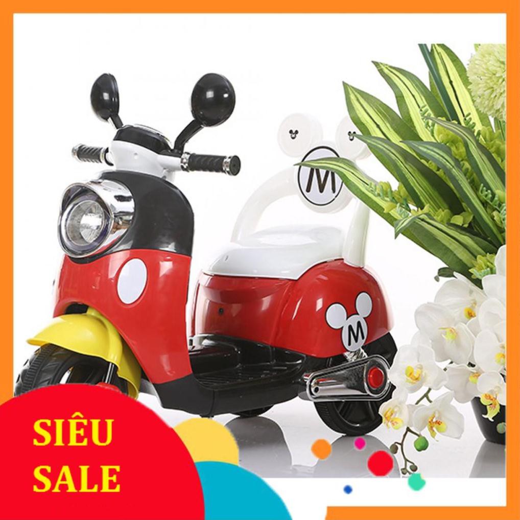 GIÁ RẺ SỐ 1:  XE MÁY ĐIỆN TRẺ EM KIỂU DÁNG VESPA  MICCKEY OZB9688