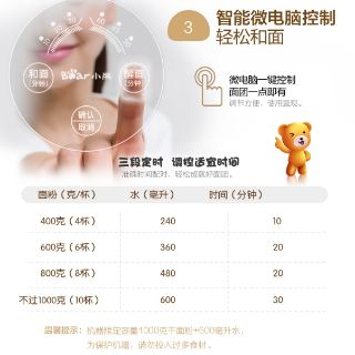 Máy nhồi bột Bear 3,5L HMJ-A35A1