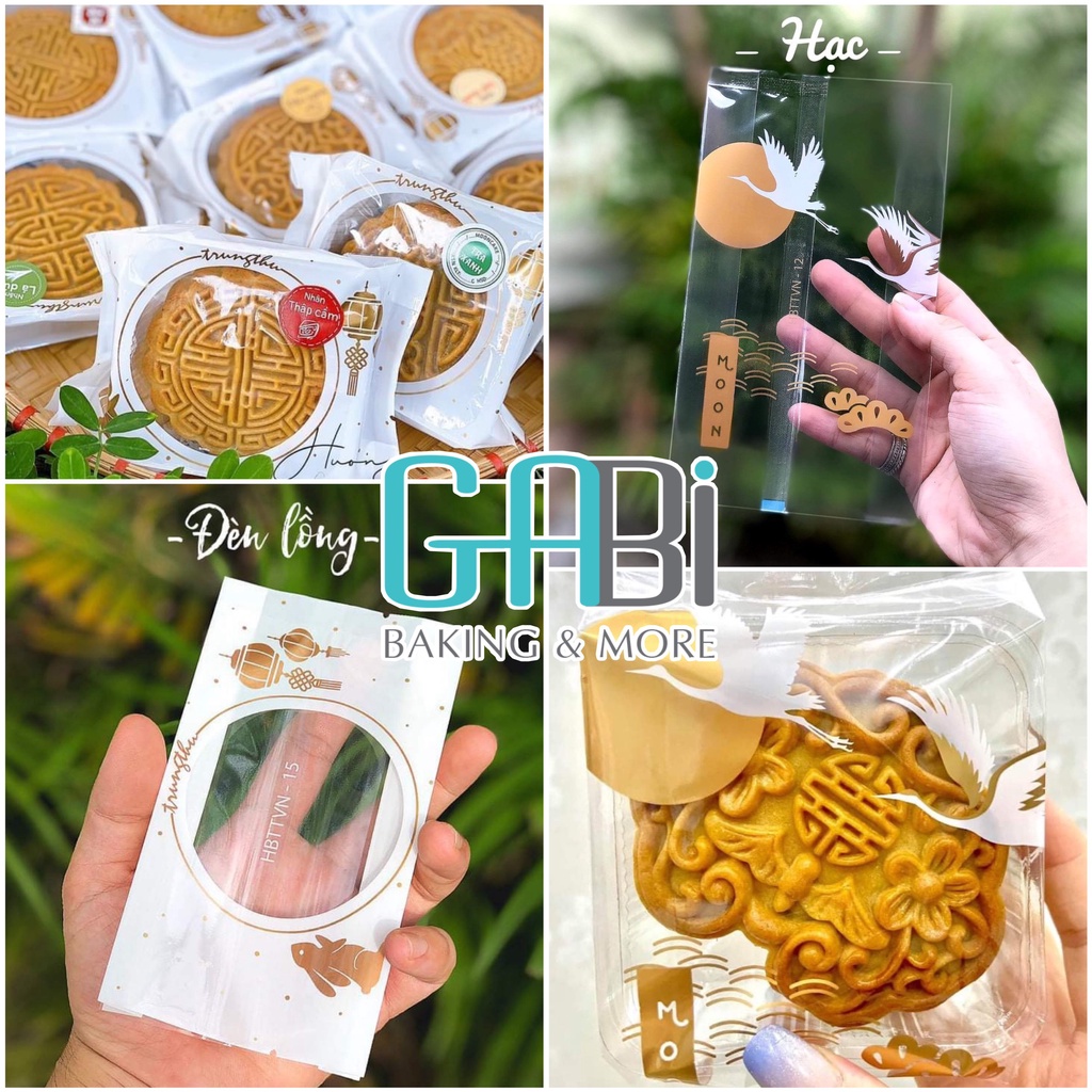 50-100 túi đựng bánh trung thu 200-250g