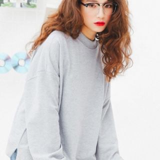 ÁO SWEATER PHỐI LAI XÁM