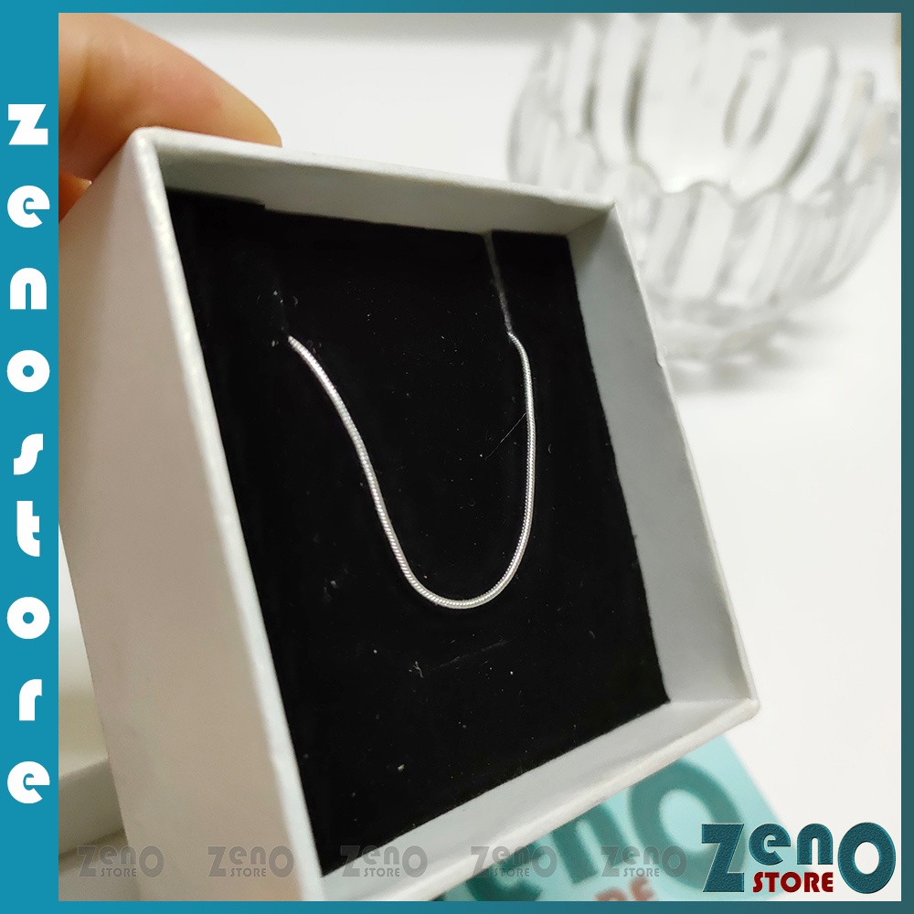 Vòng tay basic ZenO (full box) LT01, lắc tay hợp kim bạc 925 và titan