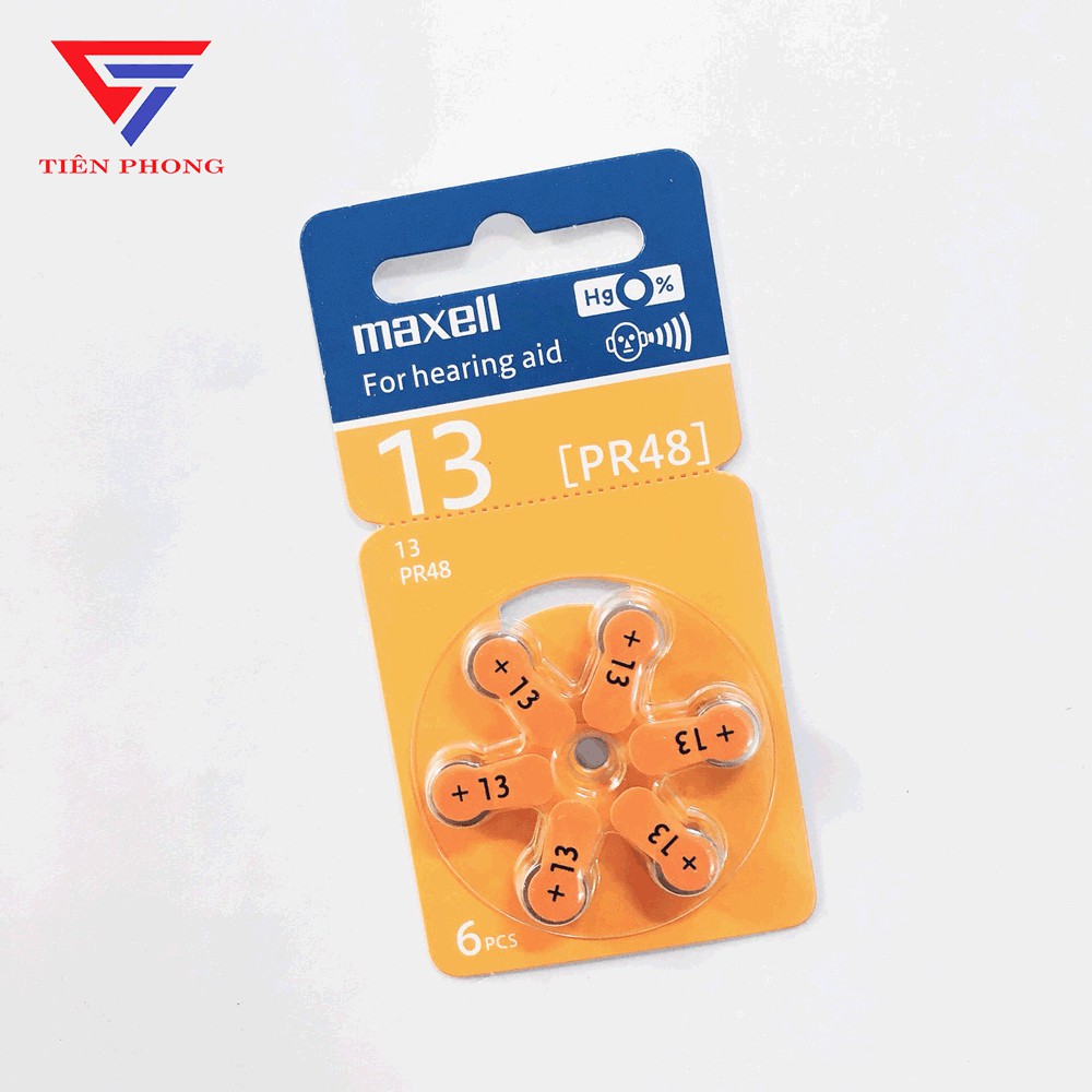 Pin Trợ Thính Maxell PR48 Chính Hãng