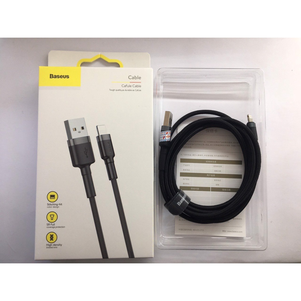 Dây Cáp Sạc Iphone Baseus Sạc Nhanh Iphone 5 / 6 / 7 Đến 11 / 12 Pro Max