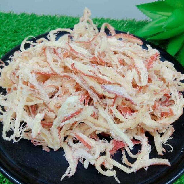 Mực 1 nắng hấp nước dừa xé sợi cao cấp đặc sản Đà Nẵng- đóng hũ | BigBuy360 - bigbuy360.vn