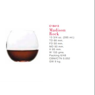 Bộ 6 Cốc Ocean Madison Rock 8413 -395 ml