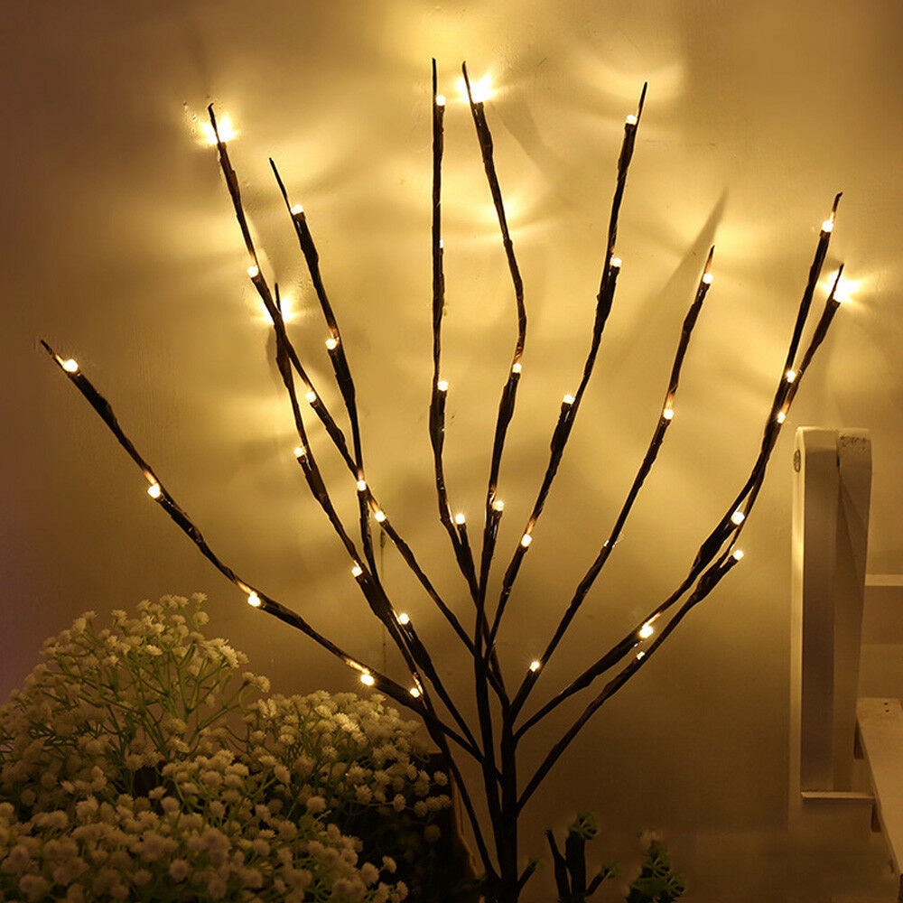 Đèn Led 20 Bóng Hình Nhánh Cây Trang Trí Giáng Sinh