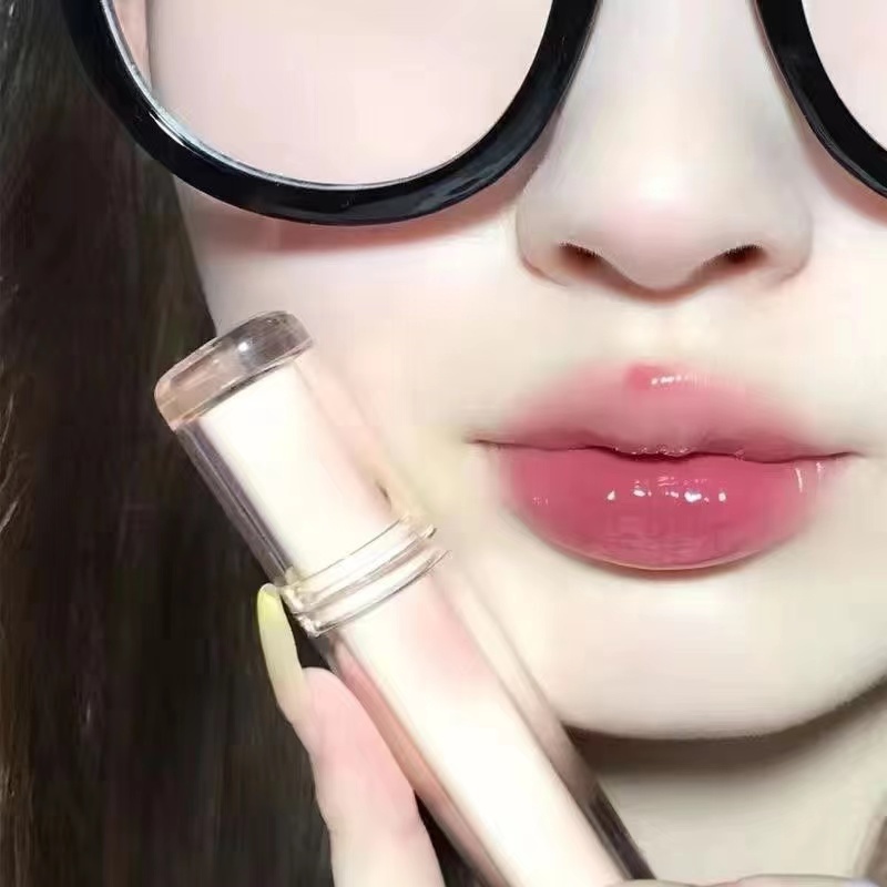 Giày Thể Thao OULESONG OULESONG Thời Trang Năng Động® Son Bóng Trong Suốt Thiết Kế Vỏ Hình Ly Trà Băng Độc Đáo