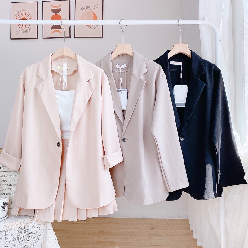Blazer vạt xẻ 2 bên