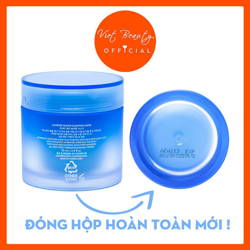 (💥MẪU MỚI NHẤT 2020 - DATE 2023 💥) Mặt nạ ngủ dưỡng ẩm Laneige Water Sleeping Mask 70ml | BigBuy360 - bigbuy360.vn