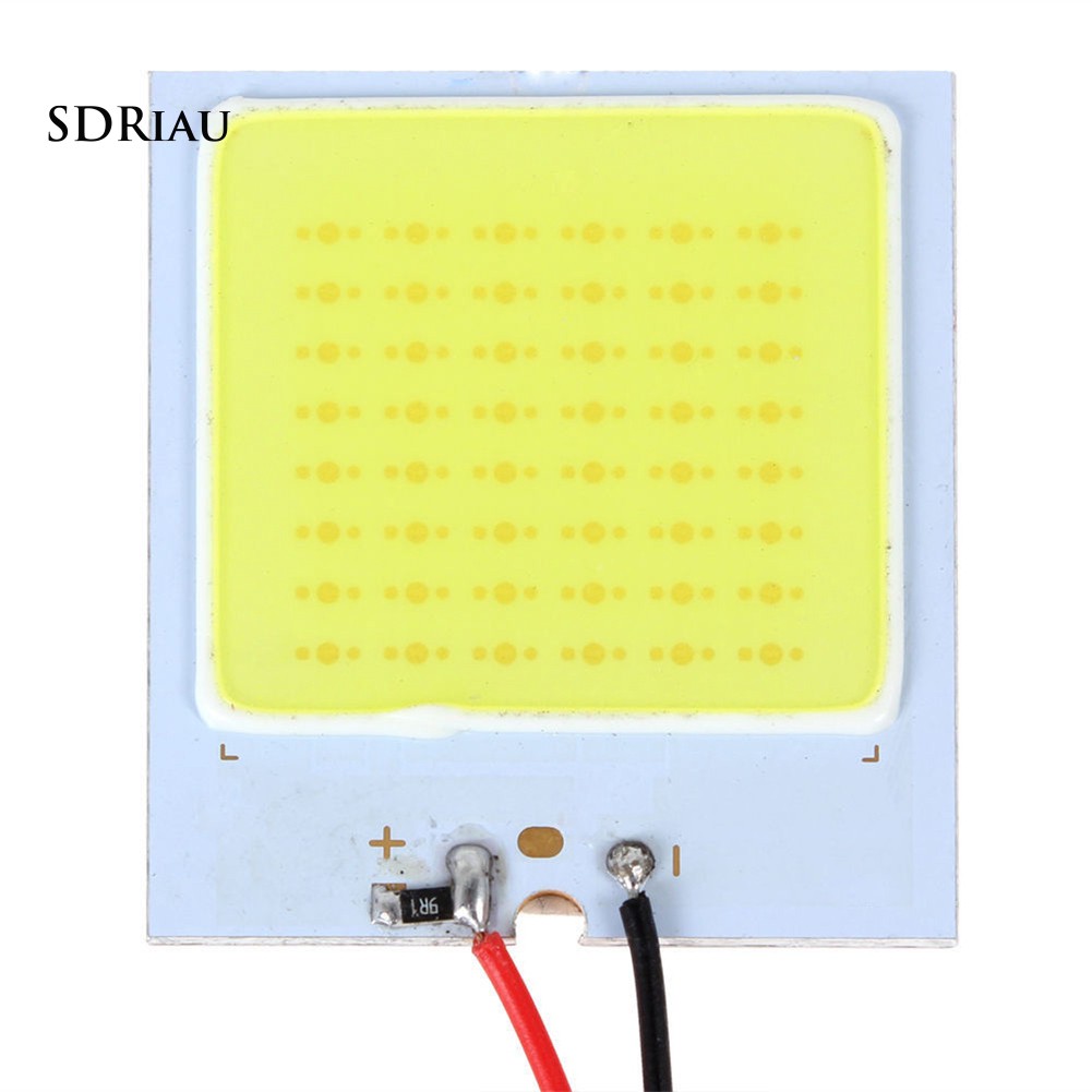 Bộ đèn LED COB SMD màu trắng 48 LED T10 4W 12V cho nội thất xe hơi