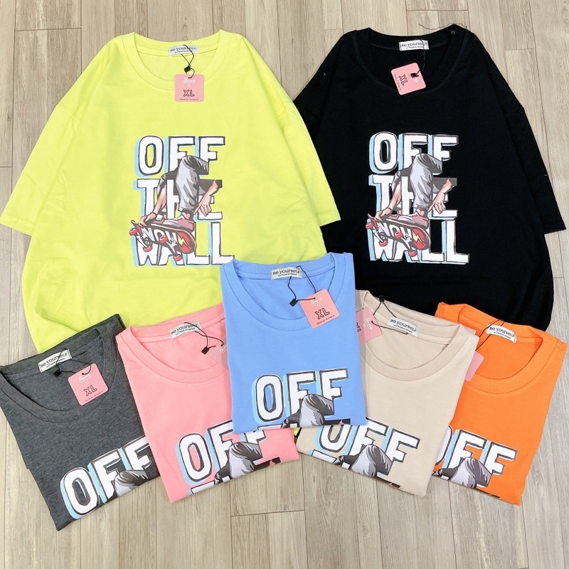 Áo Thun Tay Ngắn UNISEX OFF THE WALL - Hình chụp thật (Đủ size M-L-XL)