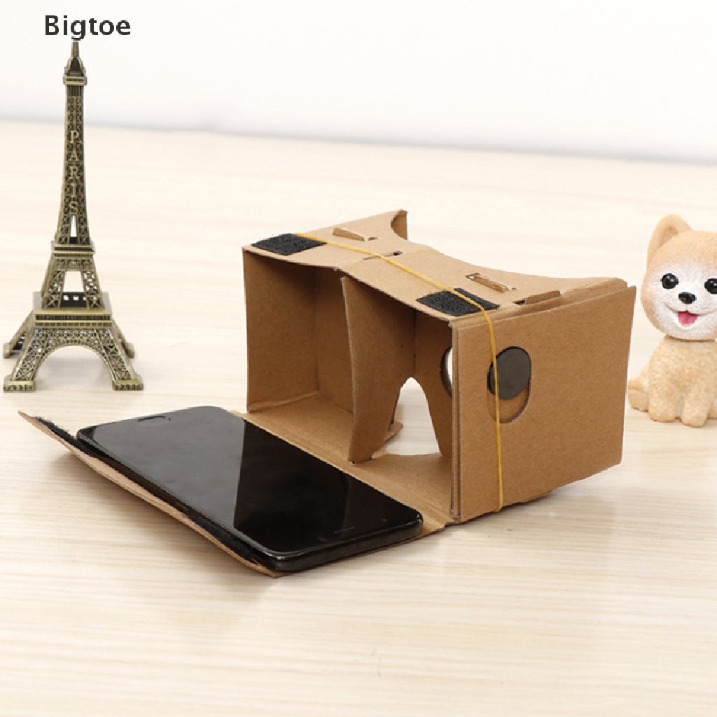 1 Kính thực tế ảo 3D Vr Google Cardboard cho điện thoại Android hoặc điện thoại có kích thước 6 inch