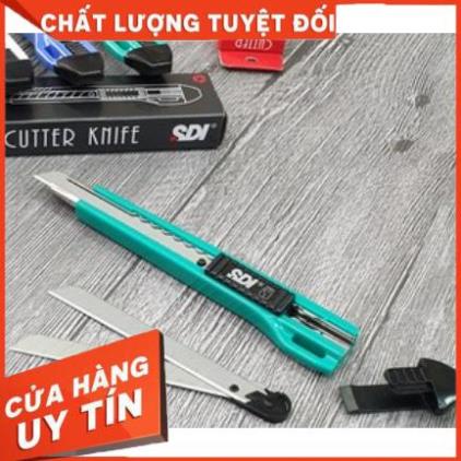 Dao rọc giấy SDI 0404 lưỡi dao 9mm trổ giấy