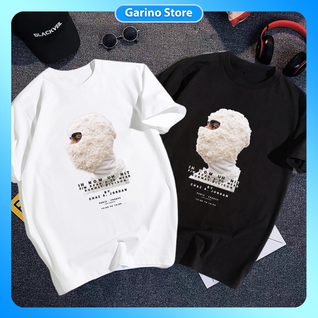 Áo thun nam nữ unisex ngắn tay không cổ đẹp Mặt Người Nam Garino Store | BigBuy360 - bigbuy360.vn