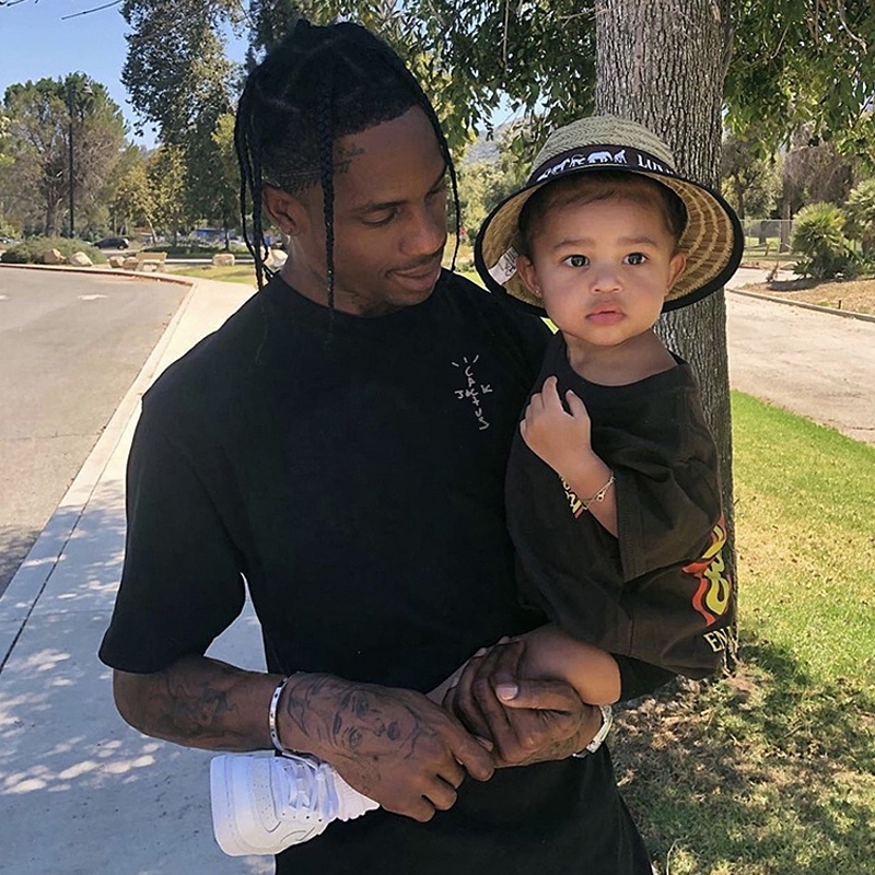 Áo Thun cotton Tay Ngắn In Hình Travis Scott Thời Trang