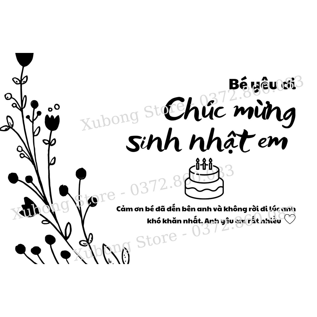 Tem Cảm Ơn A6 In Nhiệt Theo Yêu Cầu - Nhãn Dán Chúc Mừng 10x15cm Có Keo Dán Sẵn
