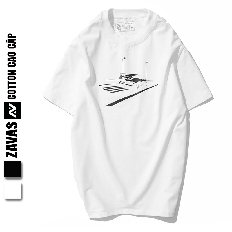 Áo thun nam hàng hiệu cổ tròn ngắn tay cao cấp đẹp chất vải cotton dày mịn co giãn 4 chiều thoáng mát ZAVAS - Z16