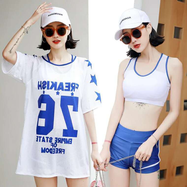 bikini bộ❐✿✘Bộ đồ bơi nữ ba mảnh áo siêu Cổ Tích kiểu mới Size Lớn Bảo thủ phong cách Hàn Quốc dành cho học sinh