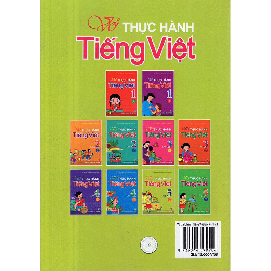 Sách: Vở Thực Hành Tiếng Việt Lớp 5 Tập 1