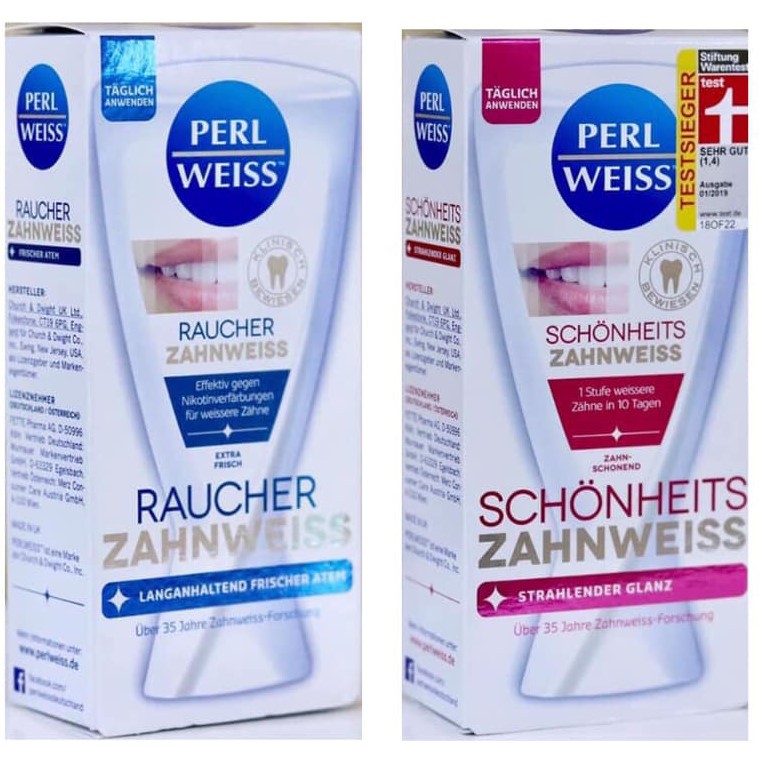 Kem đánh trắng răng PERL WEISS (Đức)