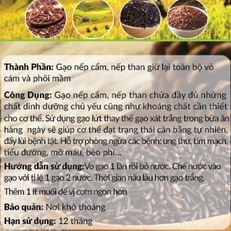 Gạo Nếp cẩm Điện Biên- Gạo nếp than- hàng loại 1 Thơm Dẻo Ngon 1kg | BigBuy360 - bigbuy360.vn