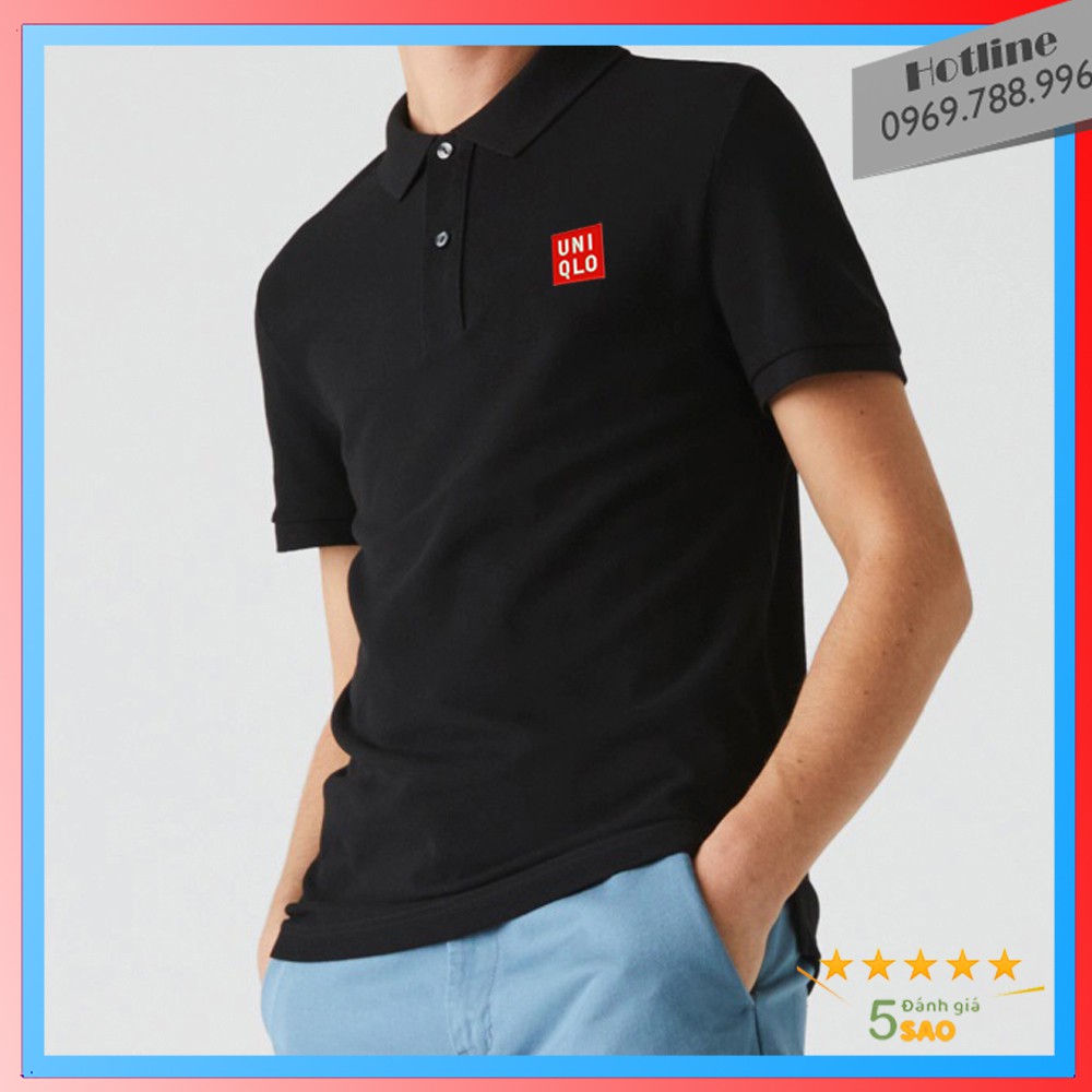 Áo thun polo nam cao cấp ,Vải 100% Cotton Cá Sấu mềm mại, co giãn, Logo Thêu Sắc Nét ,Phối bo Cổ ,Tay cực kì sang trọng