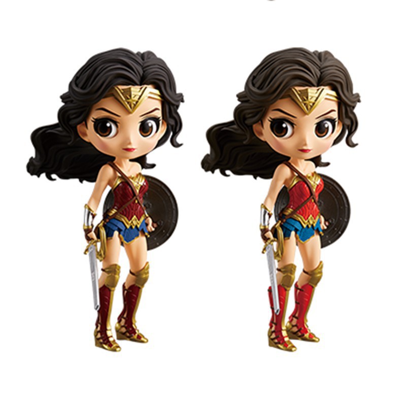 Đồ Chơi Mô Hình Nhân Vật Amine Wonder Woman Nữ Siêu Anh Hùng - Cao 15.5cm