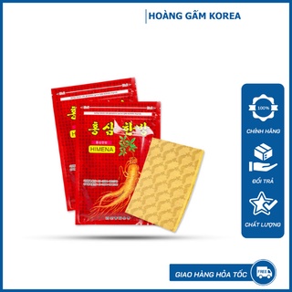 Combo 5 Gói Cao Dán giảm đau Himena Đỏ Hàn Quốc 20 miếng