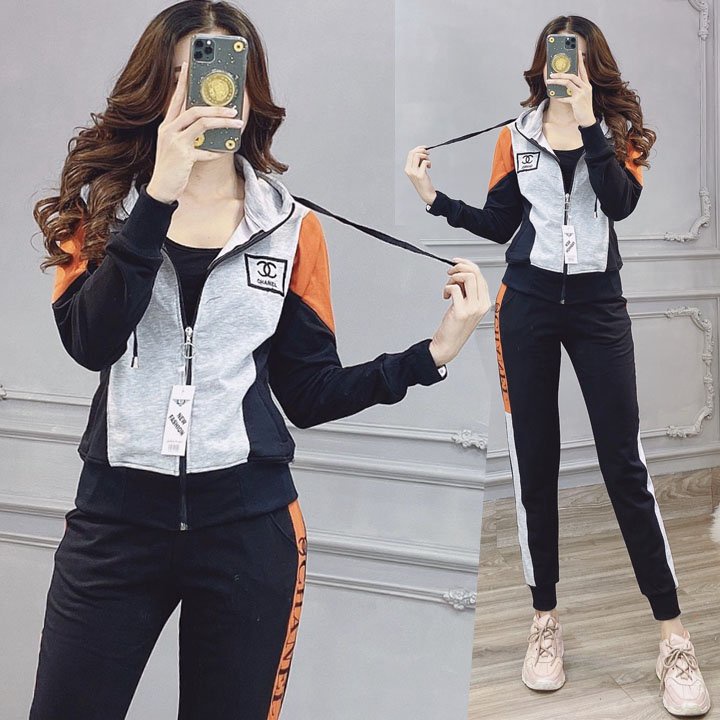 Bộ đồ thể thao nữ hotgirl thêu siêu đẹp TT360