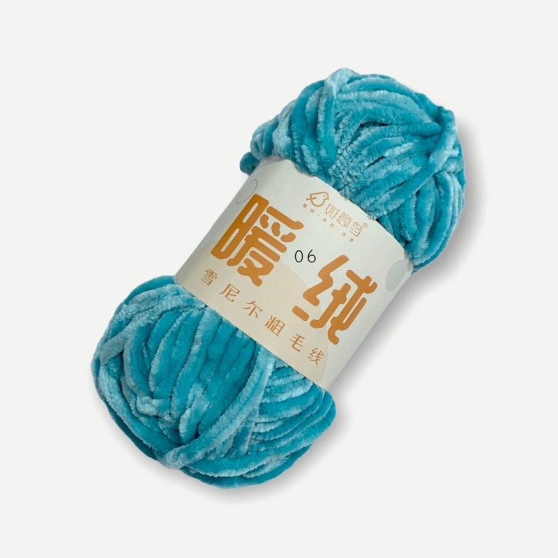 Len nhung Chenille 6mm