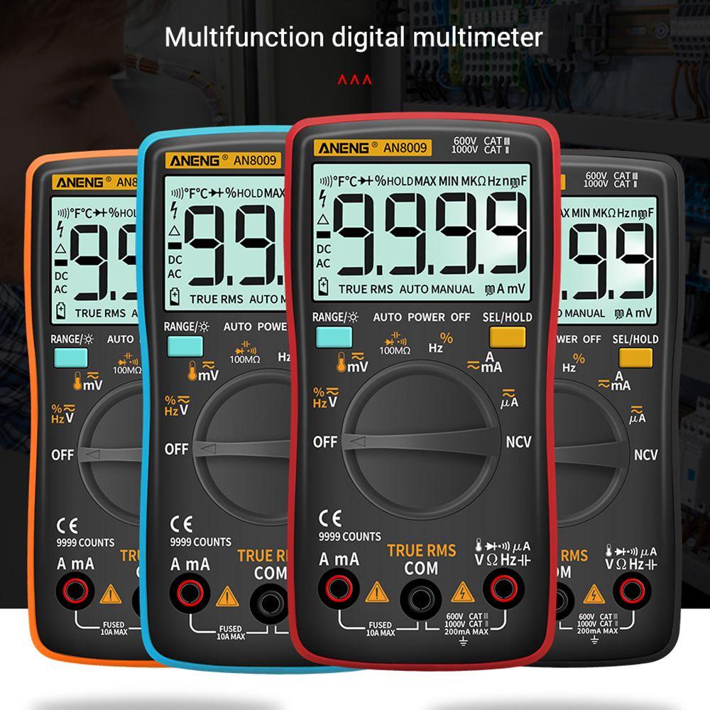 Đồng Hồ Vạn Năng Kỹ Thuật Số Thông Minh ANENG AN8009 9999