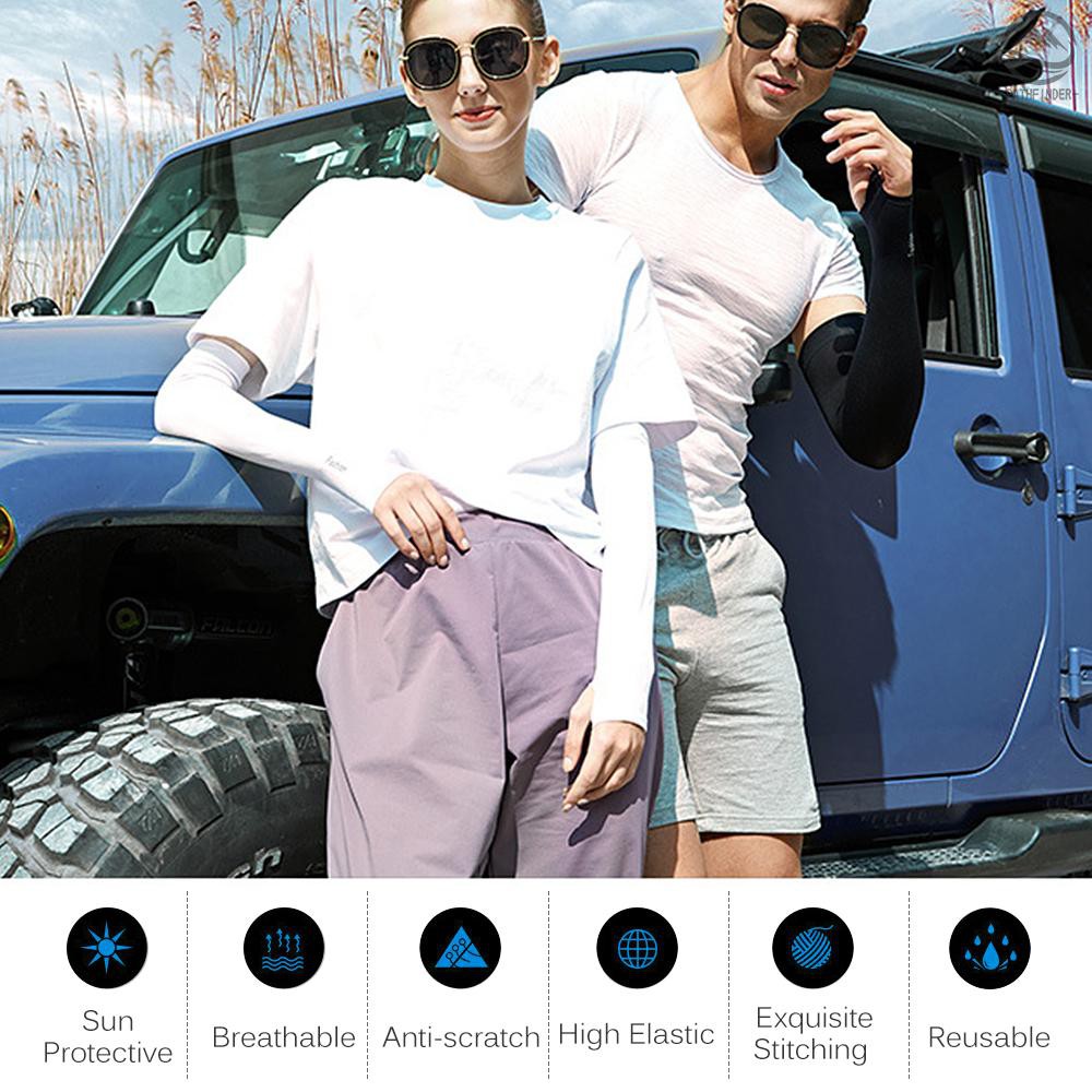 1 Đôi Găng Tay Chống Tia Uv Cho Hoạt Động Ngoài Trời