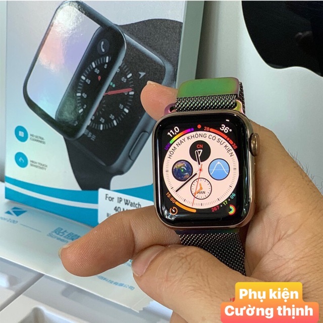 CHÍNH HÃNG Miếng Dán Cường Lực DẺO đồng hồ Apple Watch Kuzoom 3D - 38mm 40mm 42mm 44mm 41mm 45mm series 6 7 5 4 3 2 1