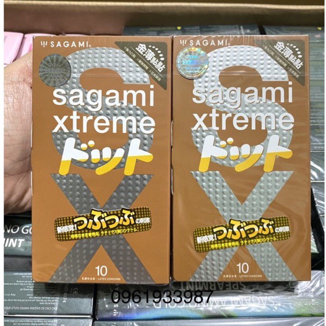 ( Hộp 10C) Bao Cao Su Sagami Xtreme Feel Up Gai Sần Kéo Dài Thời Gian