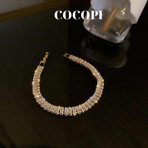 Lắc tay Vòng tay đính đá cao cấp phong cách sang trọng Cocopi.accessories - LT012